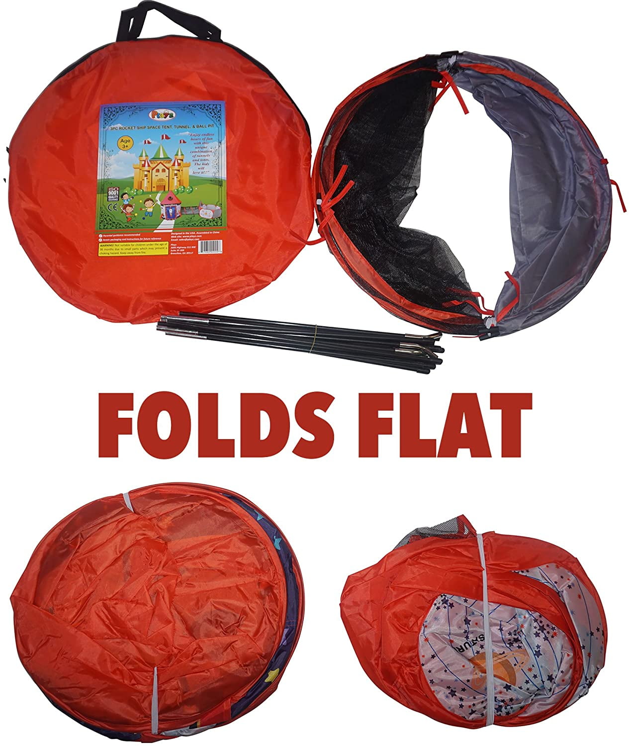 playz 3pc rocket ship