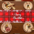 thumbnail image 3 of Softalker Christma Table Runner Classic Buffalo Check Table Runner Stylish Design for Family Dinner Christmas Holiday Birthday Party Table Home Decoration, 3 of 8