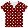 thumbnail image 6 of Ashirexll Short Sleeve Shirts for Women, Fashion V-Neck Short Sleeve Printed T Shirts, 6 of 6
