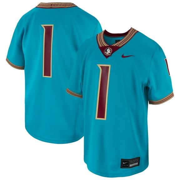 Toddler Nike #1 Turquoise Florida State Seminoles Untouchable Replica Game Jersey