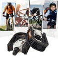 thumbnail image 4 of Toudaret 2Pcs Bike Pedals, Folding Bike Pedals Universal with Reflective Strips Waterproof  Wide Flat Cycling Foldable Pedals for Ebike, Urban Commute, Bikes, 4 of 8
