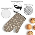 thumbnail image 3 of Sikiie Raccoon Oven Mitts and Pot Holders, Silicone Oven Gloves, Heat Resistant Oven Mitts 4Pcs Set, 3 of 6