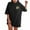Black A, variant on Elainilye Fashion Shirts for Women Oversized T Shirts Plus Size Slogan Graphic Drop Shoulder Short Sleeve Tops Summer Loose Tees,Black