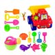 thumbnail image 2 of Children's Beach Play Set 14PC Sand Toys Made of Safe Plastic for Creative Fun, 2 of 5