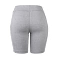 thumbnail image 4 of Sofra Ladies Cotton High Waist Outseam 15" Length Running Workout Biker Shorts w/ Side Pockets, 4 of 4