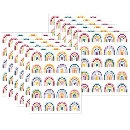 UPC: 0194629114832 | Teacher Created Resources Oh Happy Day Rainbows Stickers 12 Packs