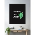 thumbnail image 2 of Plant Mom Shirts Poster Wall Art, Modern Wall Decor For Living Room Bedroom, 24x36 UNFRAMED, 2 of 3