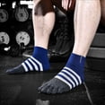 thumbnail image 5 of Unisex Five-Toe Sports Socks - Perfect for Running and Daily Wear 3 Pairs, 5 of 7