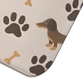 thumbnail image 5 of Dachshund and Paws Dish Drying Mat for Kitchen 1 Pack, Ultra Absorbent Microfiber Dishes Drainer Mats,16"x18", 5 of 6