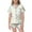White, variant on Girls Footed Pajamas Size 8 Ice Age Pajamas Girls' Easter Day Printed Pajamas Short Sleeved Button Top Shorts Home Pajamas Set