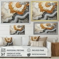 thumbnail image 4 of Designart "Soft Yellow Geode Artistry" Stone Geode Wall Art Living Room, 4 of 7