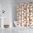 thumbnail image 2 of Pioneer Flower Floral Print Pattern Shower Curtain 72"x72" ,Bathroom Decorative Shower Curtains Set with 12 Hooks,Modern Waterproof Washable Shower Curtain, 2 of 6