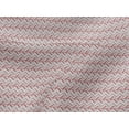 thumbnail image 4 of oneOone Viscose Jersey Pastel Red Fabric Chevron Geometric Craft Projects Decor Fabric Printed by The Yard 60 Inch Wide, 4 of 5
