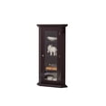 thumbnail image 2 of Didan Corner Accent Display Curio Cabinet, Cherry Wood, 2 of 3