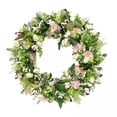 thumbnail image 1 of 2X Guirnalda Guirnalda redonda Hojas de plástico Adorno colgante Sunnimix Guirnalda de puerta floral, 1 of 8