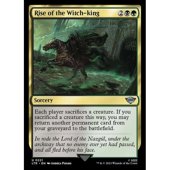 MtG Tales of Middle-Earth Uncommon Rise of the Witch-king #221
