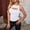 White, variant on Karight Women's Cut Out Crewneck Ribbed Knit Sleeveless Slim Fit Tank Top Shirt