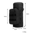 thumbnail image 4 of Bolsa de hombro kusrkot para botellas de agua de 10 l soporte para botella de agua Molle negro, 4 of 4