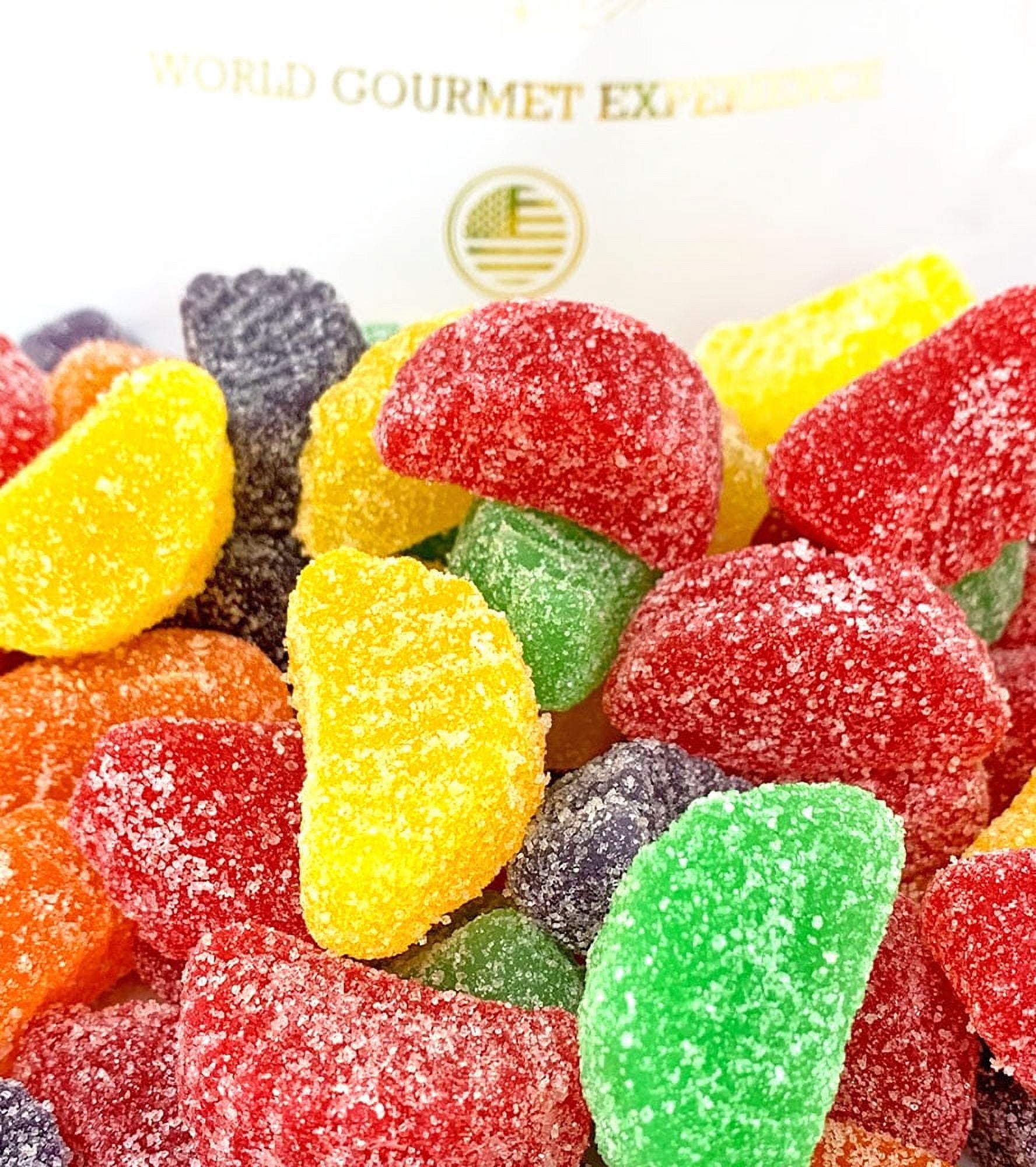 SweetGourmet Jelly Assorted Fruit Slices Bulk Candy | 4 Pounds