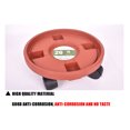 thumbnail image 5 of Clearance!Plant Caddy with Wheels, Rolling Plant Stands with Wheels, Plant Stand with Wheels, Movable Pot Trolley Tray, Wheel Potted Chassis Base, Pot Stands, 12" Round Plant Caddy, 5 of 9
