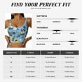 thumbnail image 5 of Uemuo Pirate Marine Animals Pattern Women's Sports Bra - High Impact Support, Breathable, and Comfortable Athletic Bra for Running, Yoga, and Workouts, 5 of 9