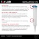 thumbnail image 5 of Pluviometro flexible de silicona Taylor Capacity, resistente a roturas y congelamiento. Mide y monitorea la precipitacion. Facil de leer para patio,, 5 of 9