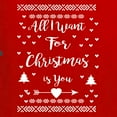 thumbnail image 2 of All I Want for Christmas Is You Christmas Sweater Christmas Matching Couple Unisex Long Sleeve Shirt, 2 of 5