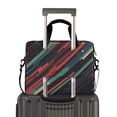 thumbnail image 2 of FORMRS 16" Laptop Bag Carrying Sleeve Case with Handle Travel Shoulder Briefcase, Red Abstract Lines, 2 of 8