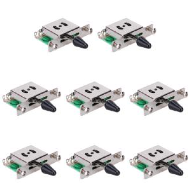 Interruptores de guitarra eléctrica de 5 vías, palanca de palanca de guitarra, piezas de guitarra para guitarra ST SQ