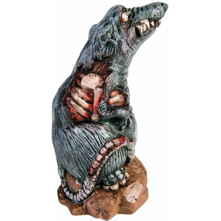 - Blow Molded Possessed Standing Rat Halloween Horror Decoration Fake Toy