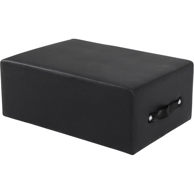 Portable Pilates Sitting Box, Non-Slip Reformer Sit Box for Home Gym, Premium Leather and Plywood Construction, Pilates Exercise Accessory