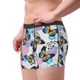 thumbnail image 2 of Vsdgher Bright Butterflies1 Pattern Men's Boxer Brief Underwear,Soft Funny Underwear for Men-Medium, 2 of 5