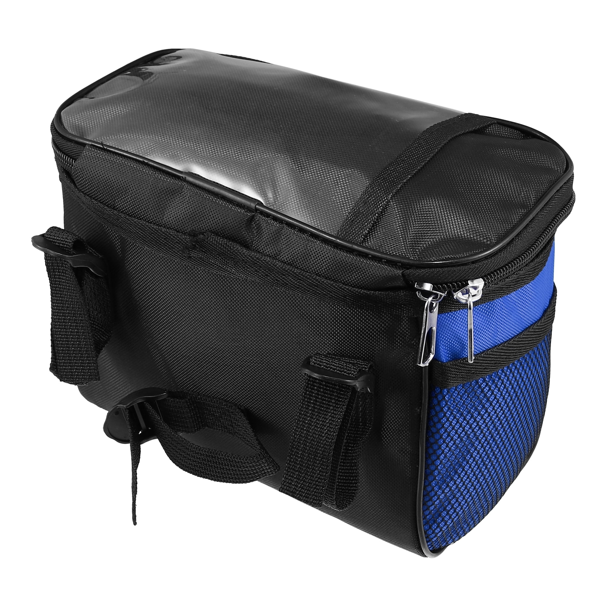 Unique Bargains 5L Capacity Bike Handlebar Bag with 7 Inch Touch Screen Holder Blue