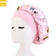 thumbnail image 4 of Gorro de dormir de satén con estampado, gorro de quimio para el cuidado del cabello con ala ancha, para lavar la cara, cuidado de la piel, gorros de noche para dormir, 5 uds., 4 of 5