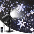 thumbnail image 3 of Christmas Snowflakes Projector Lights LED Snowfall Projector Lamp Waterproof Projector Lights ,Easy to Setup, 3 of 7
