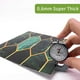 thumbnail image 5 of Verde esmeralda holográfico verde esmeralda 15x15cm impermeable pegatinas de pared cocina baño azulejos 10 unidades TUNC Sencillez, 5 of 5