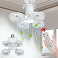 thumbnail image 1 of Klonfd Portable USB Fan With LED Light For Desktop Personal And Ambient, 1 of 5
