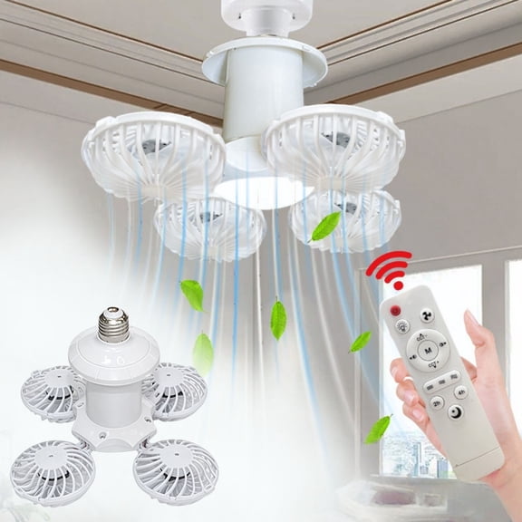 Leeye Portable Fan with LED Light, USB Rechargeable Desk Fan with Remote Control & 3 Color Light Modes, 3 Speed Personal Cooling Fan with Night Light for Home Bedroom Office