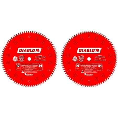 

Diablo D1084L 10 x 84 Tooth TCG Blade 2-Pack