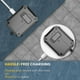 thumbnail image 4 of Estuche para Air Pods Pro 2 2022/Air Pods Pro 2019, Cierre magnético a prueba de golpes para Apple Air Pod Pro Estuche con llavero visible con LED frontal Llavero con luz LED visible, 4 of 5