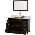 thumbnail image 6 of Wyndham Collection Wcv800048sescmovm24 48" Free Standing Vanity Set - White, 6 of 7