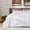 Olive Leaves, variant on Sleep Zone Full/Queen Comforter Set, 3Pcs Natural Branches Embroidered Stripes Luxury Hotel Lightweight Down Alternative Duvet Insert