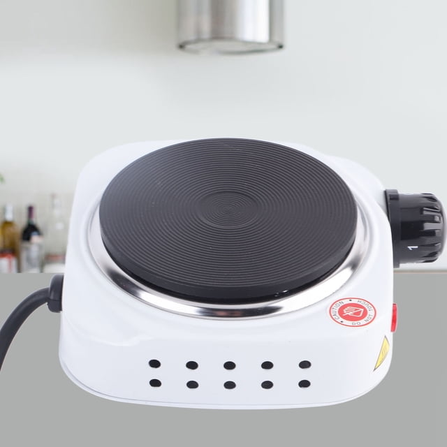 Mini Estufa Portátil De 500 W, Mini Estufa Eléctrica, Placa Calcefactora De Un Quemador, Mini Estufa Elíptrica, Placa Califactora Multifuncional Para El Hogar Enchufe De