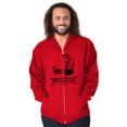 thumbnail image 4 of Full Time Job Fantasy Football Sports Zip Hoodie Sweatshirt Men Brisco Brands M, 4 of 5