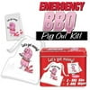 Let's Get Messy Emergency BBQ Bacon Pig Out Kit Set of 2 disposable Bibs Gag Gift