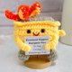 thumbnail image 3 of Soporte Emocional Dumpster Fire Emocional Crochet Dumpster Fire Muñeca Hecha a Mano Dumpster Fire Muñeca de Punto Cute Crochet Dumpster Fire con Tarjeta Positiva (Base Incluida), 3 of 7