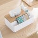 thumbnail image 3 of Multifunctional tissue box rectangular tissue holder dispenser for dining room, kitchen, bedroom dresser and home decoration, 3 of 5