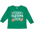 thumbnail image 3 of Inktastic Christmas Cookie Tasting Crew with Holiday Cookies Boys or Girls Long Sleeve Toddler T-Shirt, 3 of 5