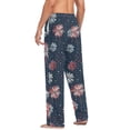 thumbnail image 3 of FORMRS Mens Pajama Pants with Pockets Cotton Sleepwear Lounge Bottoms Sizes S-2XL, Starry Fireworks Pattern, 3 of 7