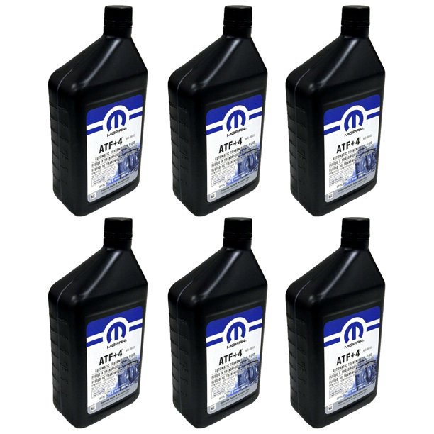 Mopar 68218057AB ATF+4 Automatic Transmission Fluid, 1 Quart (6 Pack